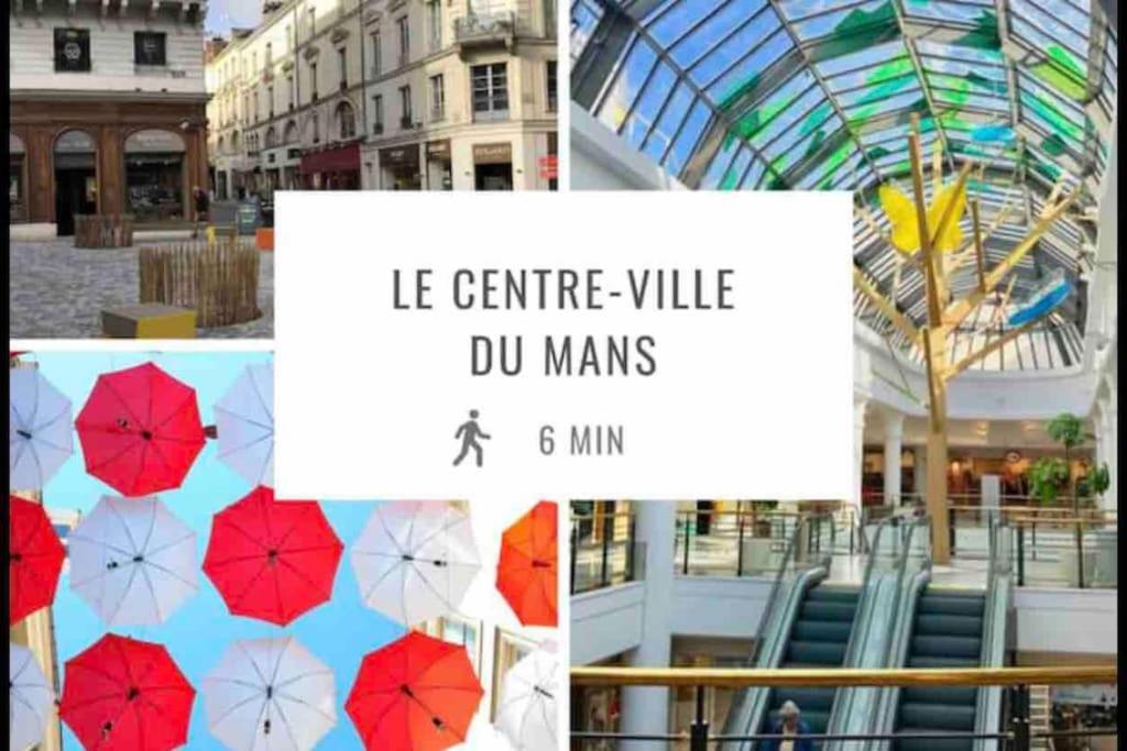 Appartements De Standing Centre Ville, Gare, Jardin,Terrasse ルマン エクステリア 写真